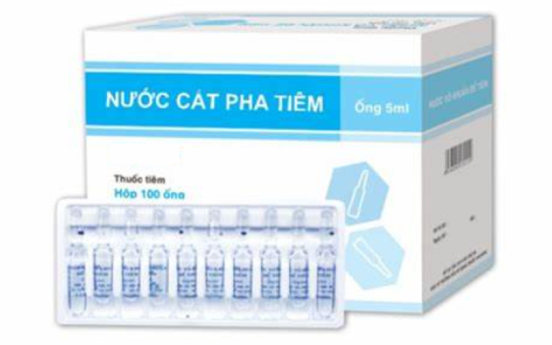 Nước cất pha tiêm cần đảm bảo tiêu chuẩn